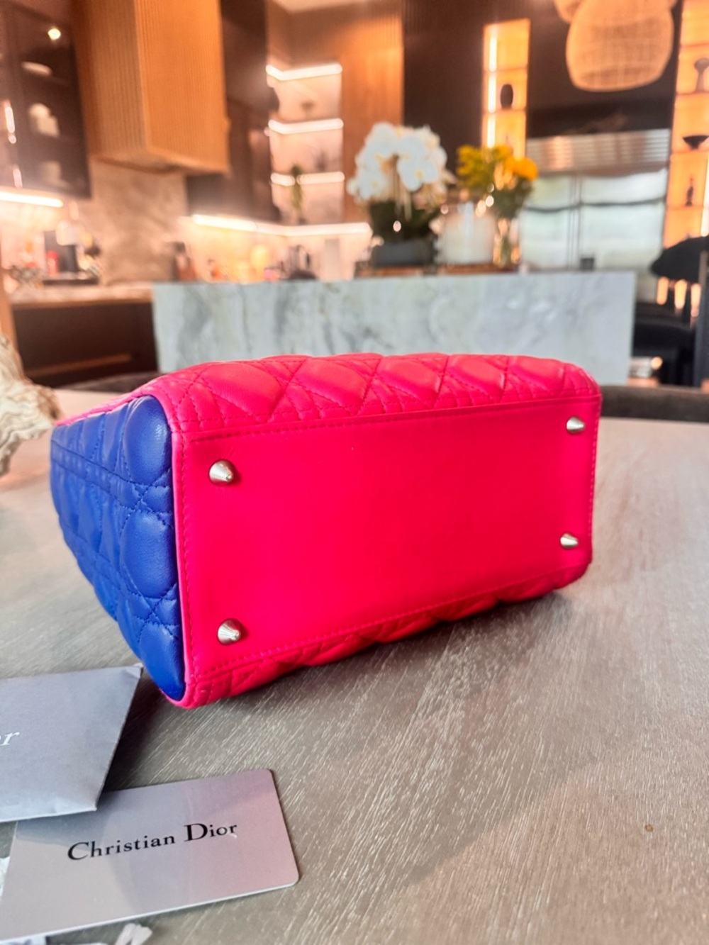 Lady Dior Tri-Color Medium - Picture 8 of 10